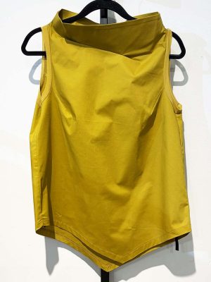 Artpoint Sleeveless Pullover Top Ochre